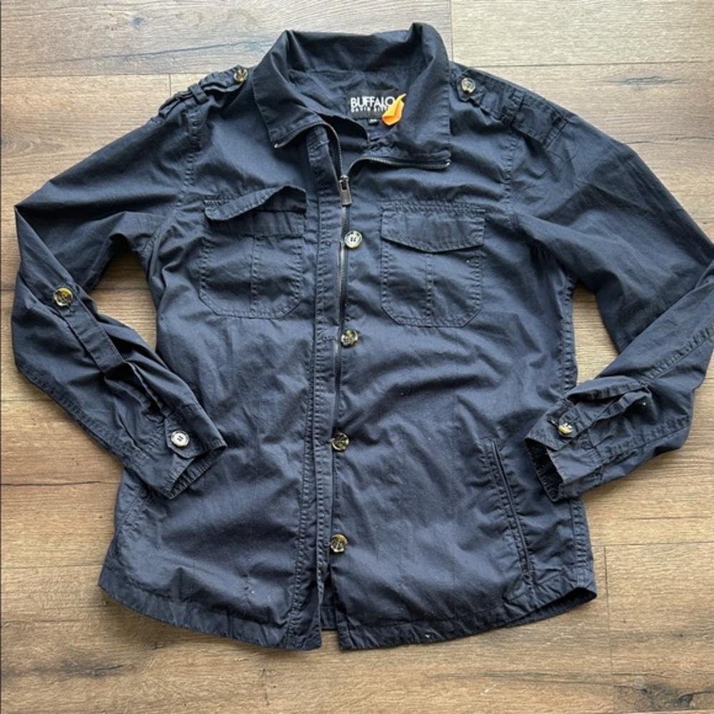 Buffalo David Bitton Black Casual Jacket ! Medium